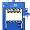 Vertical Baler press 12 ton for clothes  